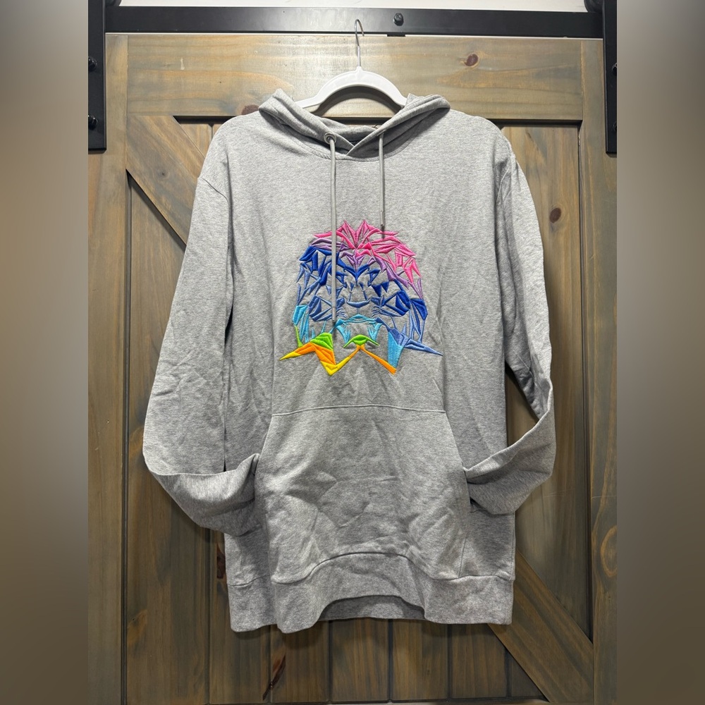 Men’s Maceoo grey hoodie NWOT Sz 5/XL
